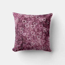 Falling Hearts - Pink Kussen