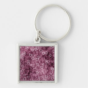 Falling Hearts - Pink Sleutelhanger