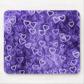 Falling Hearts - Purple Muismat (Voorkant)