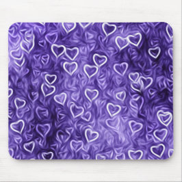 Falling Hearts - Purple Muismat