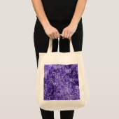 Falling Hearts - Purple Tote Bag (Voorkant (product))
