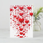 Falling Hearts: Romantisch filmisch ontwerp Kaart (Staand voorkant)