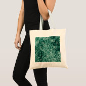 Falling Hearts - Teal Tote Bag (Voorkant (product))