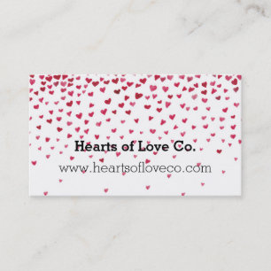 Falling Hearts Visitekaartje