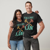 Falling In Law for Aspiring Lawyers and Law Studen T-shirt (Unisex)