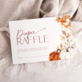 Falling in Love Baby shower Luier Raffle Ticket Informatiekaartje