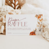 Falling in Love Baby shower Luier Raffle Ticket Informatiekaartje