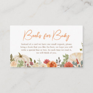 Falling In Love Bloemenpompoenboeken voor Baby Informatiekaartje