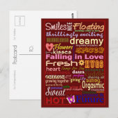 Falling In Love | Blue Beach Song™-Briefkaart Briefkaart (Voorkant / Achterkant)