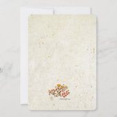 Falling in Love Bruids Douche Uitnodiging (Achterkant)