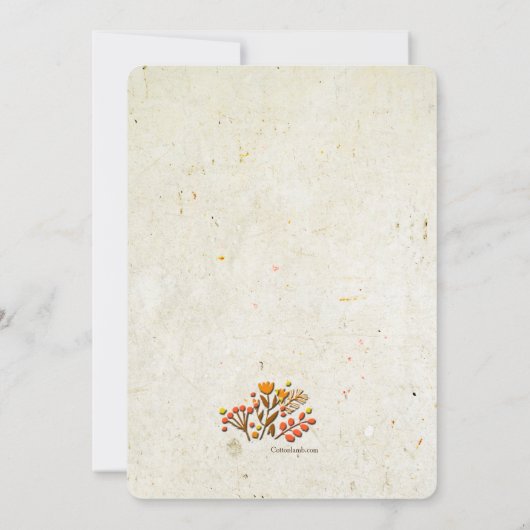 Falling in Love Bruids Douche Uitnodiging (Achterkant)