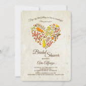 Falling in Love Bruids Douche Uitnodiging (Voorkant)