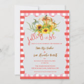 Falling in Love Rustic Fall Wedding Invitation (Voorkant)