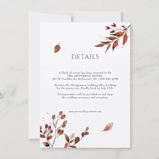 'Falling in Love' trouwdetails Behuizing Kaarten (Voorkant)