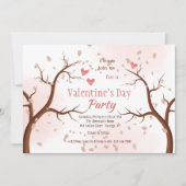Falling in Love Valentijnsdag Party Invitation Kaart (Voorkant)