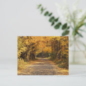 Falling Leaves | Autumn Home Gifts Briefkaart (Staand voorkant)