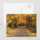 Falling Leaves | Autumn Home Gifts Briefkaart (Voorkant / Achterkant)