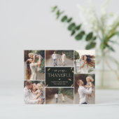 Falling Leaves Editable Color Thanksgiving Collage Feestdagenkaart (Staand voorkant)