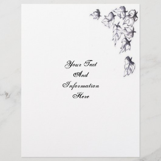 Falling Leaves Flyer (Voorkant)