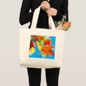Falling Leaves Grote Tote Bag (Voorkant (product))