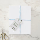 Falling Leaves Herfst Autumn Greenery Hartelijk da Cadeaulabel (Met Touw)