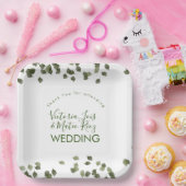 Falling Leaves Herfst Autumn Greenery Hartelijk da Papieren Bordje (Feest)