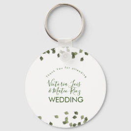 Falling Leaves Herfst Autumn Greenery Hartelijk da Sleutelhanger