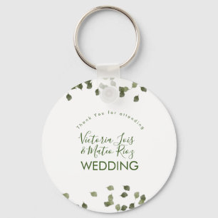 Falling Leaves Herfst Autumn Greenery Hartelijk da Sleutelhanger