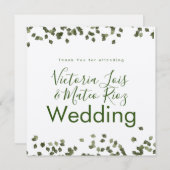 Falling Leaves Herfst Dank u wel het bijtende huwe (Voorkant / Achterkant)