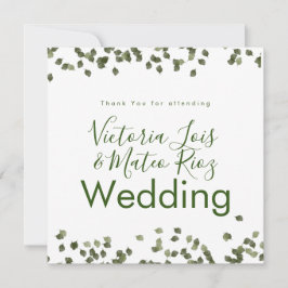 Falling Leaves Herfst herfst Dank je bruiloft