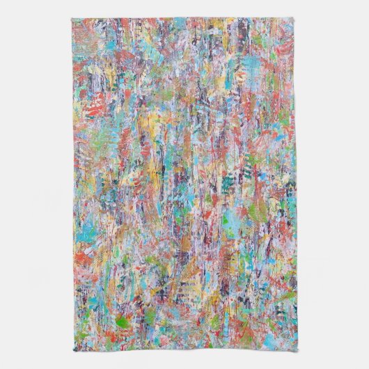 Falling Leaves Kitchen Towel Theedoek (Verticaal)