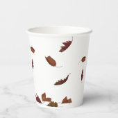 Falling Leaves Papieren Bekers (Achterkant)