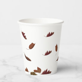 Falling Leaves Papieren Bekers