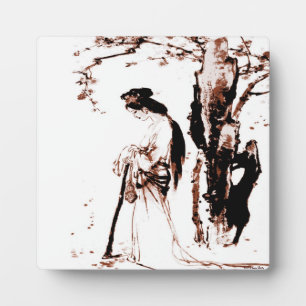 Falling Leaves Plaque Fotoplaat