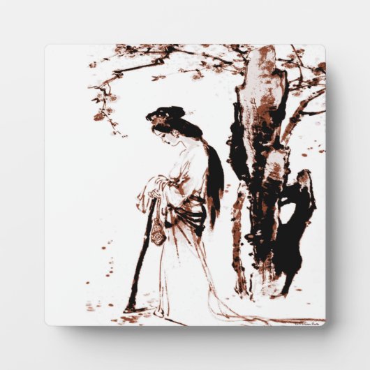 Falling Leaves Plaque Fotoplaat (Voorkant)