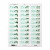 Falling Leaves Return Address Etiket (Full Sheet)