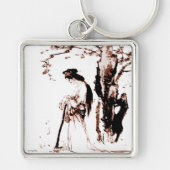 Falling Leaves Sleutelhanger (Voorkant)