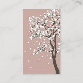 Falling Leaves ~ Visitekaartjes (Achterkant)