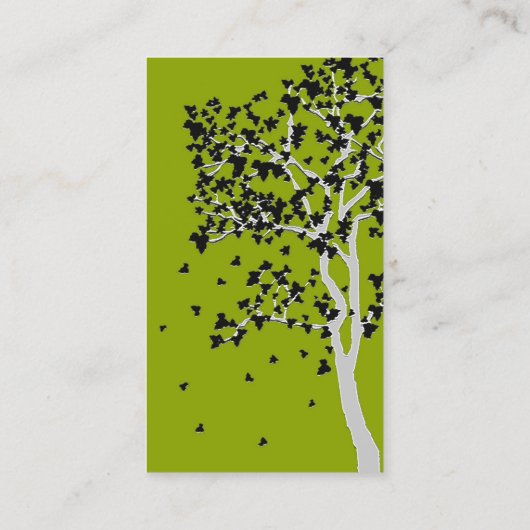 Falling Leaves Visitekaartjes (Achterkant)