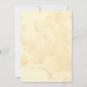 Falling Leaves Wedding Invitations Kaart (Achterkant)