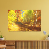 Falling Light Canvas Print (Insitu (Woonkamer))