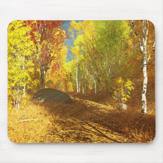 Falling Light Mousepad Muismat (Voorkant)