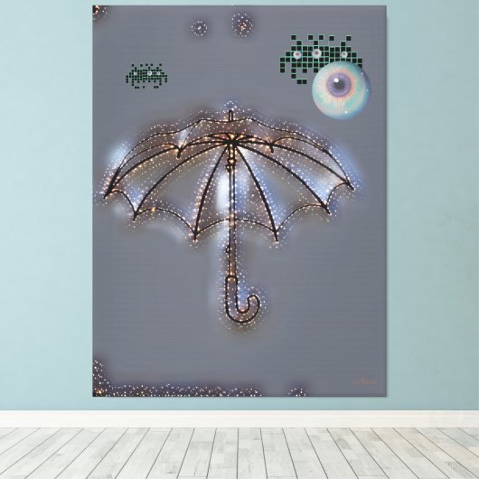 Falling Magic Canvas Afdruk (Insitu (Houten vloer))