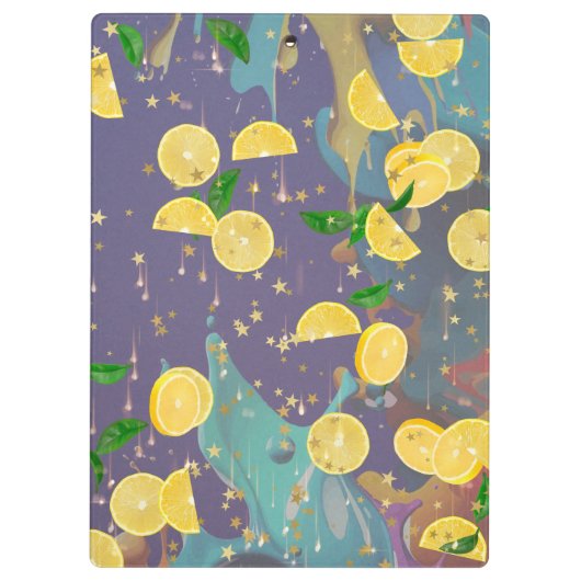 Falling oranges Clipboard Klembord (Achterkant)