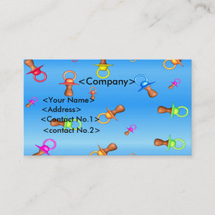 Falling pacifierBusiness Card - Gepersonaliseerd Visitekaartje
