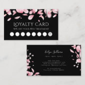 Falling petals trouwe visitekaartje (Voorkant / Achterkant)