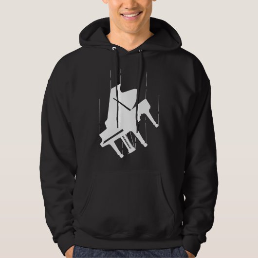 Falling Piano Hoodie (Voorkant)