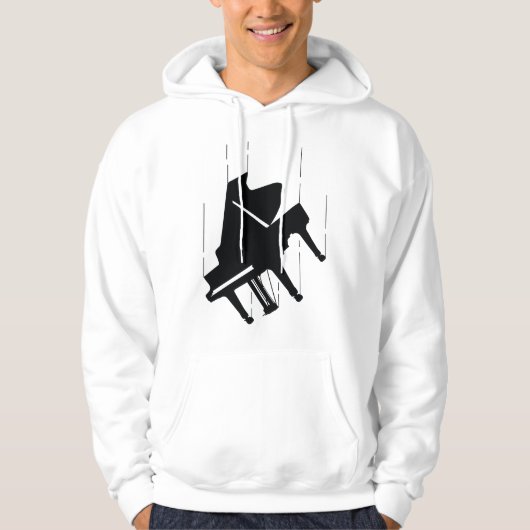Falling Piano Hoodie (Voorkant)