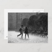 Falling Rain Briefkaart (Voorkant / Achterkant)