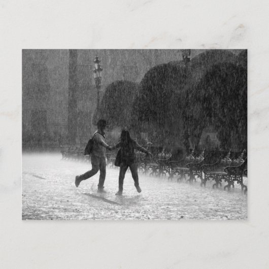 Falling Rain Briefkaart (Voorkant)